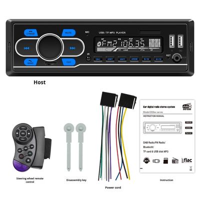 Creatall 12V Single-Cylinder Car MP3 Player Lossless Music for Bluetooth USB Card Reader DAB Radio Car Charger Special Clearance