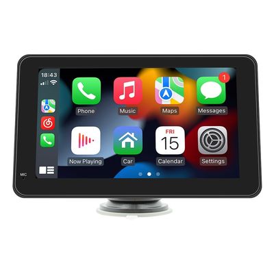 Creatall 7 اینچ پلیر MP5 قابل حمل خودرو برای بلوتوث دست های بدون سیم / بی سیم CarPlay و اندروید استریو آڈیو WAV MP3