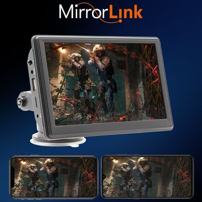 Creatall 7-اینچ قابل حمل بی سیم CarPlay MP5 پلیر برای بلوتوث جدید کراس مرزی کارت چند رسانه ای اسلات واحد سر پشتیبانی WAV