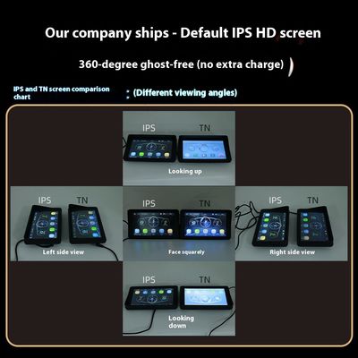 Creatall 7-Inch Portable Car MP5 Player with for Bluetooth HD Large Screen Wireless CarPlay Navigation Dashboard USB Connection