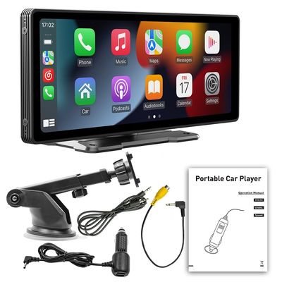 Creatall 10.26inch Carplay Portable Screen MP5 ناوبری ارتباط متقابل عقب برای BT بی سیم دستگاه پخش کننده ماشین USB داشبورد