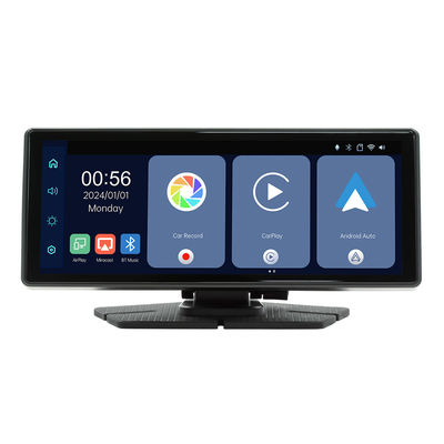 Creatall 8.1 اینچ قابل حمل همه در یک دستگاه ناوبری ماشین بی سیم CarPlay جلو عقب دوگانه ضبط داش کام برای داشبورد