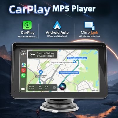 Creatall 7 اینچ ناوبری قابل حمل ماشین عقب به عقب بی سیم برای بلوتوث MP5 HD اتصال USB Carplay Cross-Border