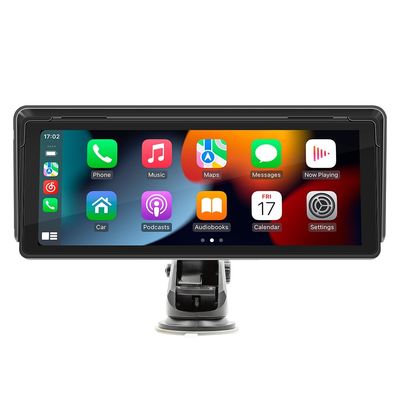 پخش کننده MP5 قابل حمل خودروی 10.26 اینچی Creatall برای دوربین دید عقب HD BT فرستنده FM داشبورد CarPlay بی سیم