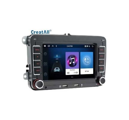 Creatall 7 اینچ اندروید GPS ناوبری ماشین HD صفحه نمایش بزرگ برای بلوتوث CarPlay دوربین عقب ساز سازگار با فولکس واگن USB