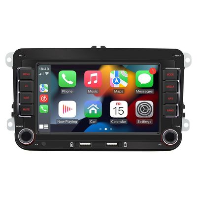 Creatall 7 اینچ اندروید GPS ناوبری ماشین HD صفحه نمایش بزرگ برای بلوتوث CarPlay دوربین عقب ساز سازگار با فولکس واگن USB