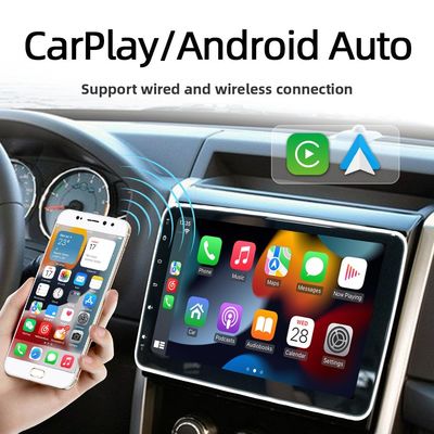 Creatall 10.1 اینچ کنترل مرکزی خودرو اندروید GPS ناوبری واحد CarPlay برای BT USB صفحه نمایش 360 درجه چرخان سر واحد