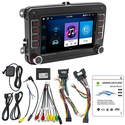 Creatall برای فولکس واگن 7 اینچی اندروید ناوبری GPS Carplay داشبورد کنترل مرکزی بی‌سیم دستگاه همه‌کاره 1 ساله