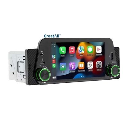 Creatall تک سیلندر 5 اینچی هوشمند برای پخش کننده MP5 خودرو با بلوتوث، CarPlay/Auto ناوبری داشبورد، اتصال معکوس