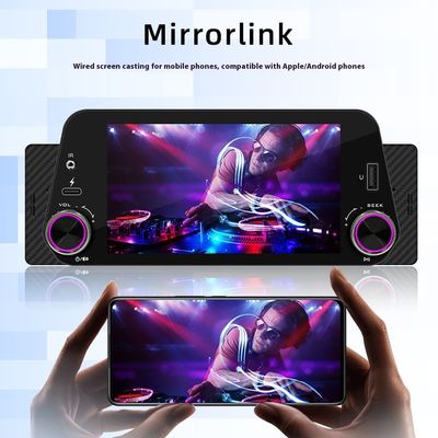 Creatall تک سیلندر 5 اینچی هوشمند برای پخش کننده MP5 خودرو با بلوتوث، CarPlay/Auto ناوبری داشبورد، اتصال معکوس