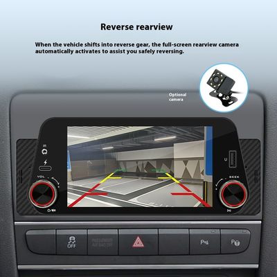 Creatall تک سیلندر 5 اینچی هوشمند برای پخش کننده MP5 خودرو با بلوتوث، CarPlay/Auto ناوبری داشبورد، اتصال معکوس