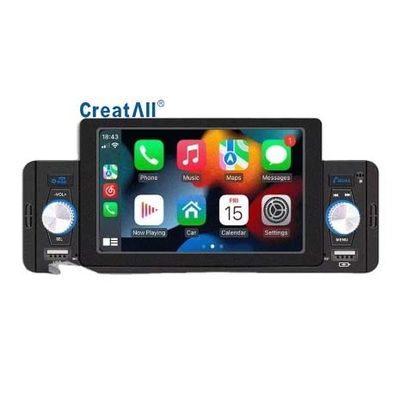 Creatall 5 اینچ ماشین MP5 پلیر برای بلوتوث معکوس دوربین سیم دار / بی سیم CarPlay پشتیبانی WAV MP3 APE فرمت های صوتی USB