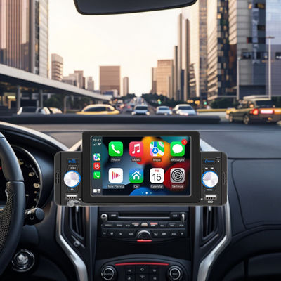 Creatall 5 اینچ ماشین MP5 پلیر برای بلوتوث معکوس دوربین سیم دار / بی سیم CarPlay پشتیبانی WAV MP3 APE فرمت های صوتی USB