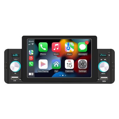 Creatall 5 اینچ ماشین MP5 پلیر برای بلوتوث معکوس دوربین سیم دار / بی سیم CarPlay پشتیبانی WAV MP3 APE فرمت های صوتی USB