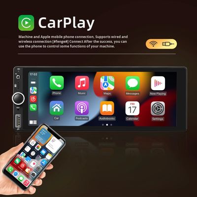 Creatall 6.86 اینچی داشبورد بی‌سیم همه‌کاره Carplay هوشمند اندروید GPS ناوبری HD تصویر معکوس برای بلوتوث