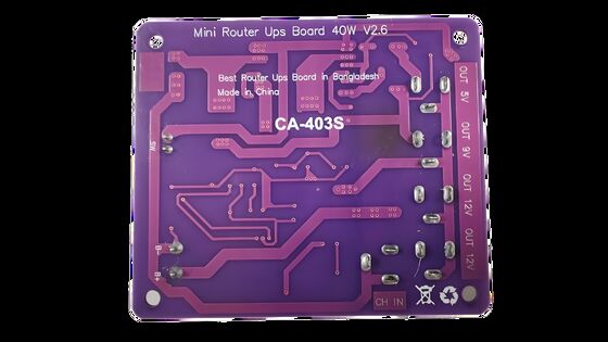 CA-403S Mini Router Uninterruptible Power Supply Board با 40W Output 11.1V باتری ورودی و محافظت از مدار کوتاه