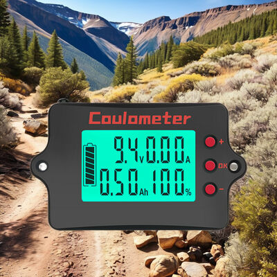 PZEM-037 50A-500A Coulomb Meter 120V 24V Battery Monitor SOC Analyzer for LiFePO4/Li-ion Battery Pack Cell Health Analyzer