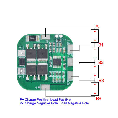 14.8V 16.8V 20A Peak 4S Li-ion BMS PCM Battery Protection Board Off-Board DC DC Converters for 18650 Li Batteries for Lithium