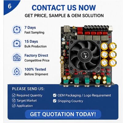 AS21PRO 2.1 Channel  Amplifier Board 300W*2+600W TPA3255 High Power Digital Audio Amplifier Module Factory Direct