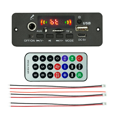 5.0 MP3 Decoder Board 2*40W DC 5V Amplifier Audio Player DIY MP3 Player Car FM Radio Module Portable Speaker Amplifier Power