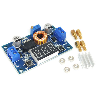 XL4015E 5A 75W پاور ماژول DC DC قابل تنظیم با نمایشگر ولتاژ