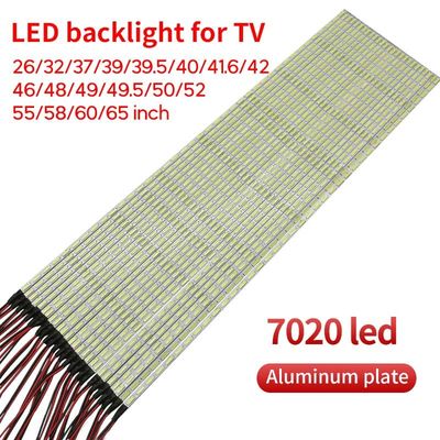 نوار LED 26 تا 65 اینچ نور پس زمینه 7020 نوار LED Edge صفحه آلومینیومی 3.8 میلی متری