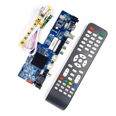 صفحه مدار تلویزیون هوشمند LED 32 اینچی 1 + 8G مبتنی بر PCB با ولتاژ 12 ولت