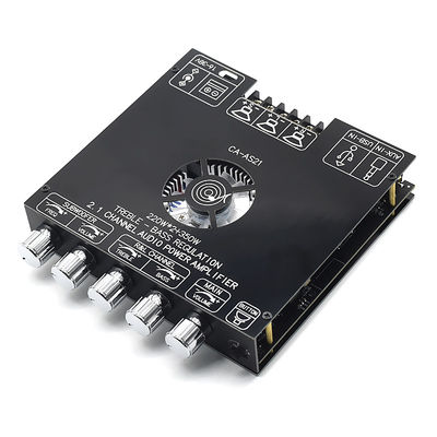 CA-AS21 2.1 کانال BT Subwoofer Amplifier برد صوتی 2*220W+350W 12-24V AMP