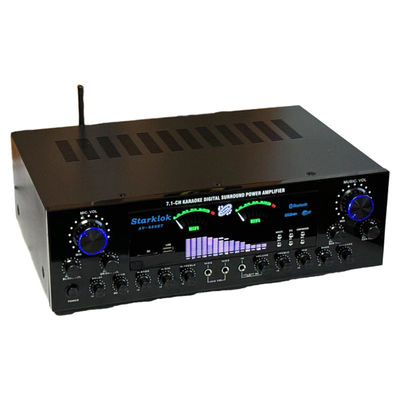 تقویت کننده قدرت خانگی AV-888BT 2800W کارائوکه مدل جدید 7.1 کاناله تنظیم منطقه ساخت فلزی با قدرت بالا