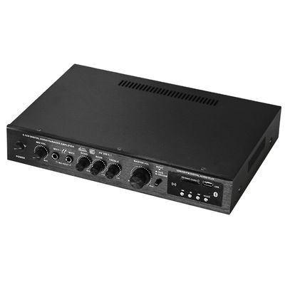 آمپلی‌فایر قدرت HIFI 5.1CH با توان 120 وات*2 + 25 وات*3، ورودی اپتیکال و کواکسیال، بلوتوث 5.0، سوپر بیس، برای مهمانی‌های خانگی، سینمای خانگی و کارائوکه
