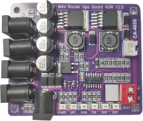 CA-403S Mini Router Uninterruptible Power Supply Board با 40W Output 11.1V باتری ورودی و محافظت از مدار کوتاه
