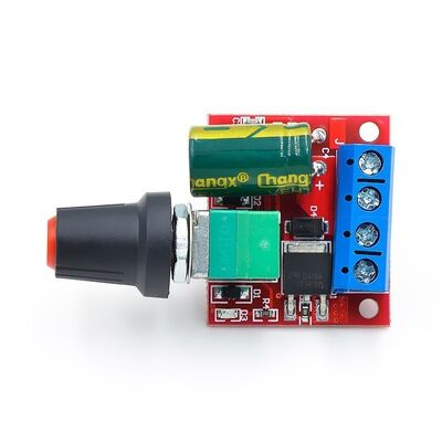 ماژول کنترل کننده سرعت موتور DC CA-555 Mini 5A PWM حداکثر 90 وات 3 ولت تا 35 ولت سوئیچ کنترل دیمر LED برد درایور موتور