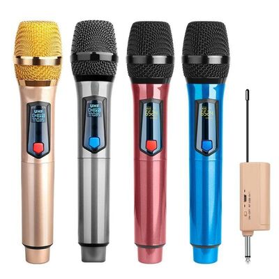 High Fidelity Handheld Microphone Rechargeable Wireless U-Disk Karaoke Cardioid C Flagship Edition for Home Use